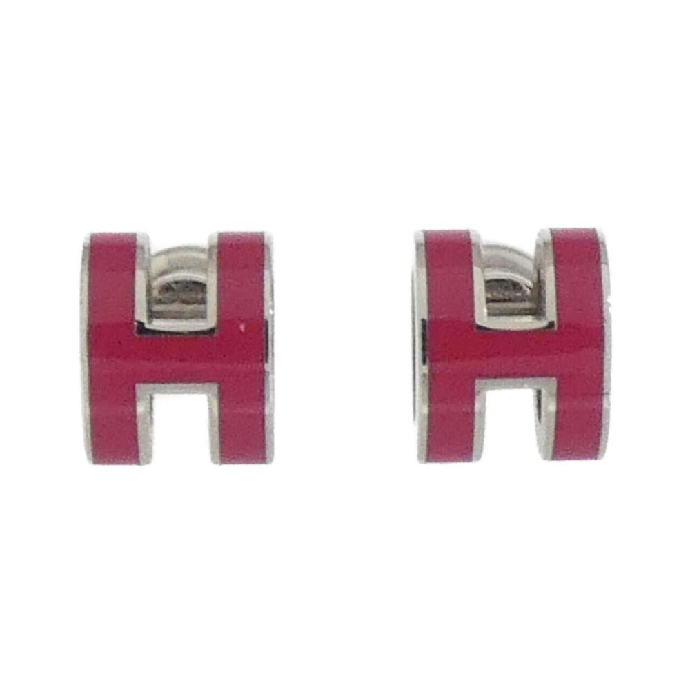 HERMES Silver Earrings